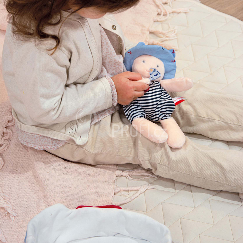 Doudou Julijou Panenka v modré přenášecí tašce 20 cm