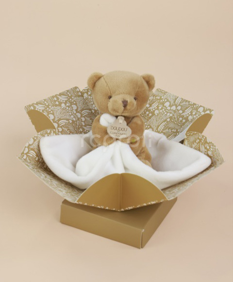 Doudou Můj malý medvídek 10 cm hnědý