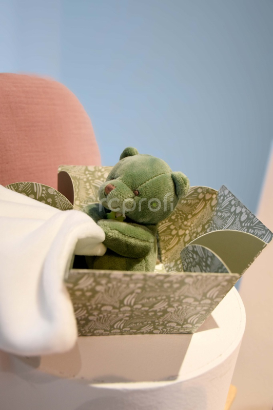 Doudou Můj malý medvídek 10 cm zelený