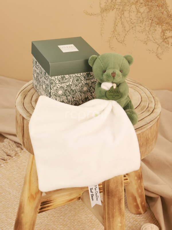 Doudou Můj malý medvídek 10 cm zelený