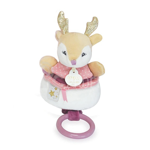 Doudou Plyšová hudební hračka 20 cm srnka
