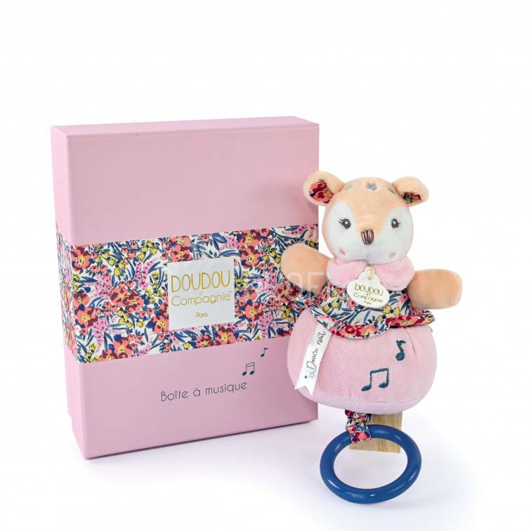 Doudou Plyšová srnka hrající melodii 20 cm