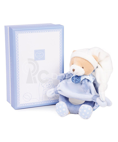 Doudou Plyšové chrastítko medvídek 19 cm