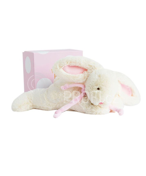 Doudou Plyšový králíček pink 30 cm