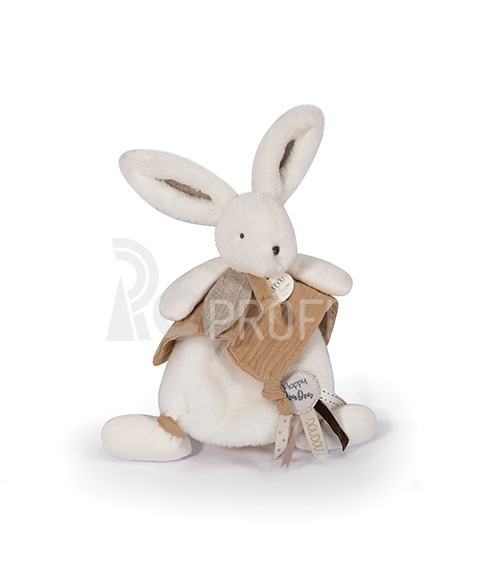 Doudou Plyšový králíček s muchláčkem 25 cm béžová