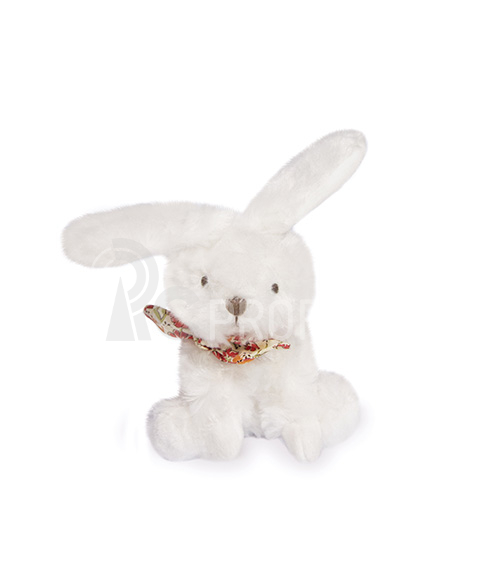 Doudou Plyšový králíček s šátkem 12 cm