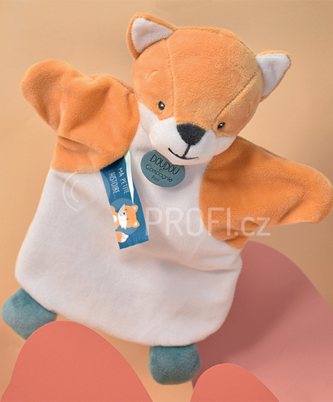 Doudou Plyšový maňásek liška 25 cm