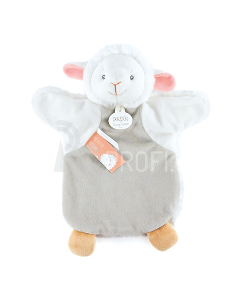 Doudou Plyšový maňásek ovečka 25 cm