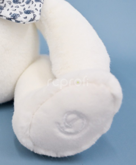 Doudou Plyšový medvídek bílý 25 cm