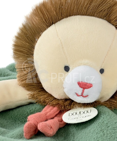 Doudou Plyšový muchláček lev Couleurs Savane 25 cm