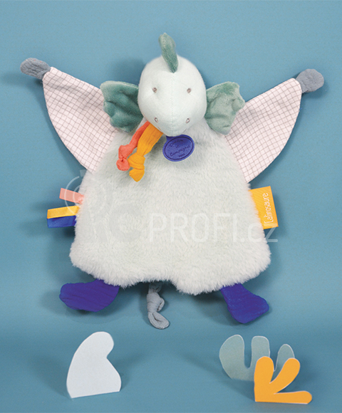 Doudou Plyšový usínáček dinosaurus zelený 25 cm