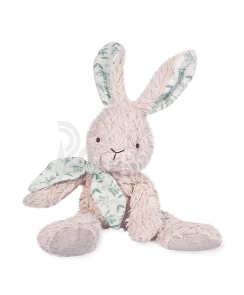 Doudou Šedý plyšový králík z  BIO bavlny 25 cm