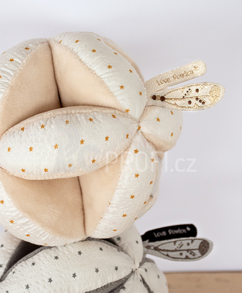 Doudou Textilní aktivní míč 15 cm