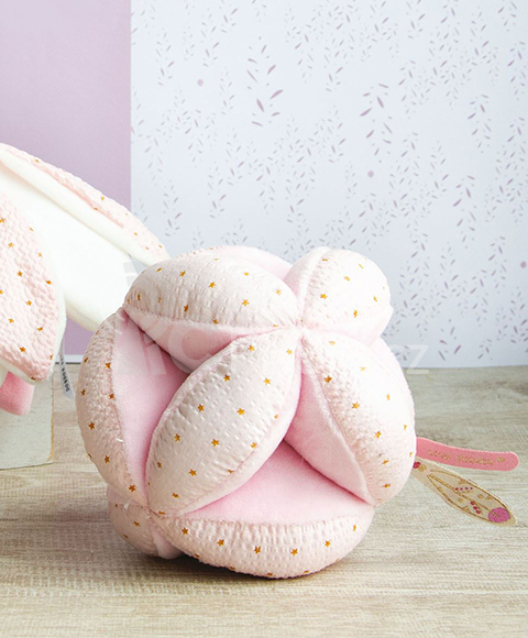 Doudou Textilní aktivní míč 15 cm