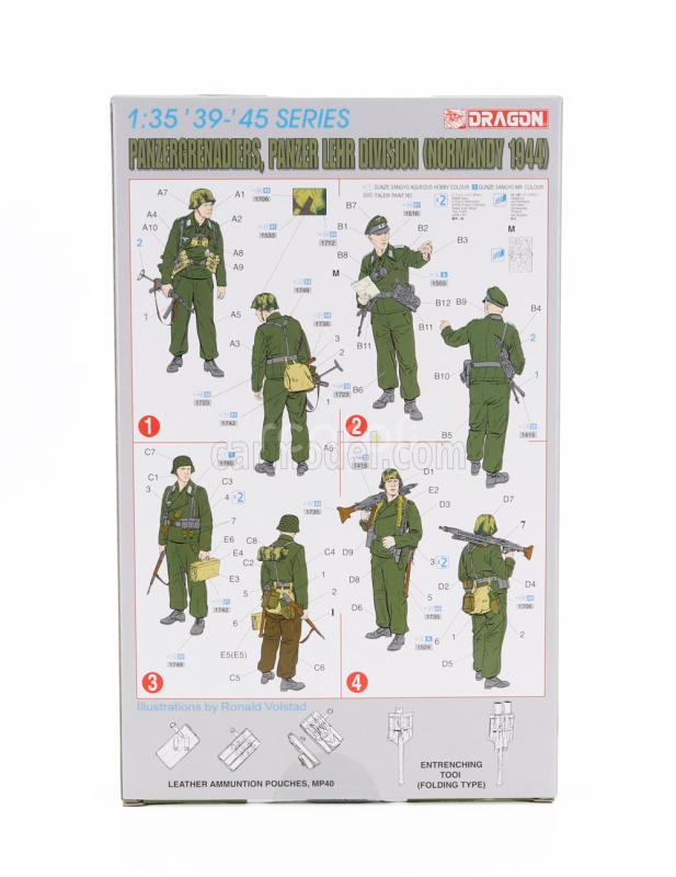 Dragon armor Accessories Panzergrenadiers Military Figures Normandy 1944 1:35 /