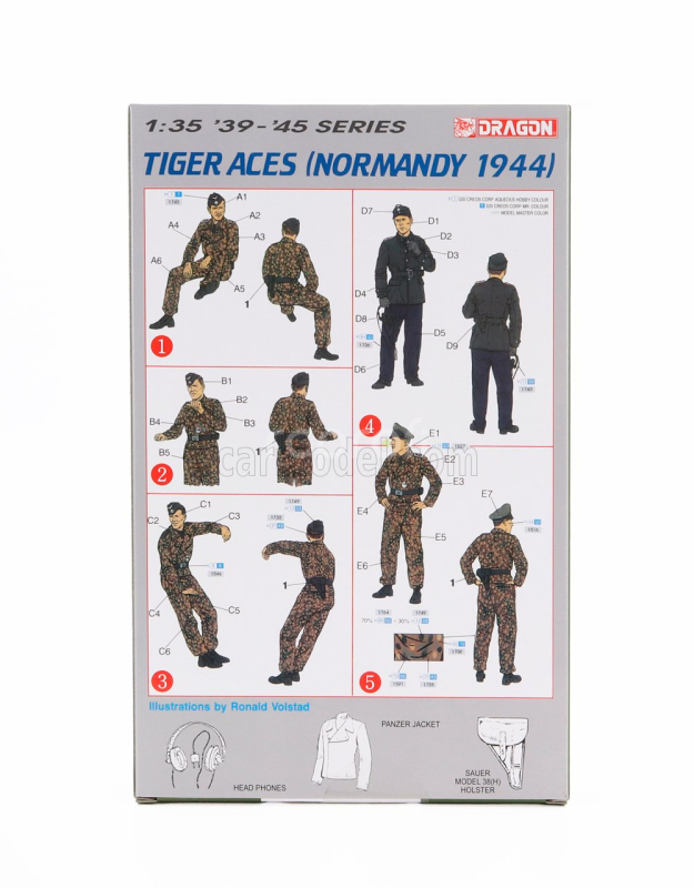 Dragon armor Accessories Tiger Aces Military Figures Normandy 1:35 /