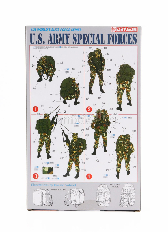 Dragon armor Accessories Usa Army Special Forces Military Figures 1:35 /