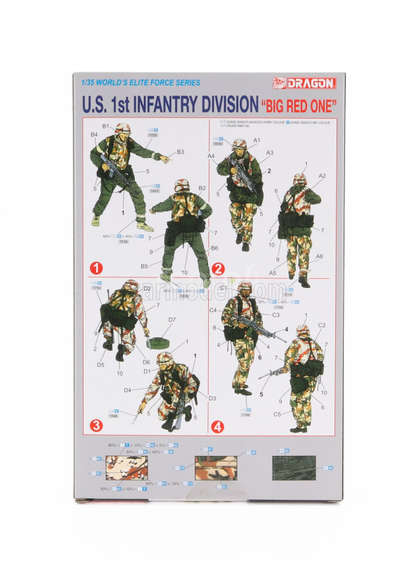Dragon armor Accessories Usa Infantry Division Big Red One Military Figures 1:35 /