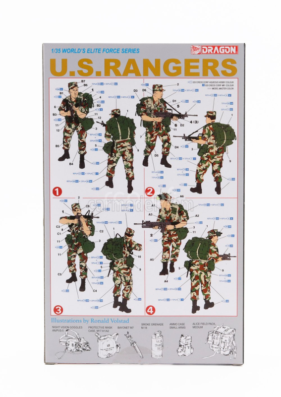 Dragon armor Accessories Usa Rangers Military Figures 1:35 /
