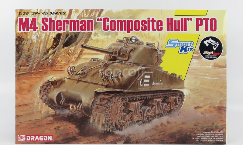 Dragon armor Sherman M4 Tank Composite Hull Pt0 Military 1942 1:35 /