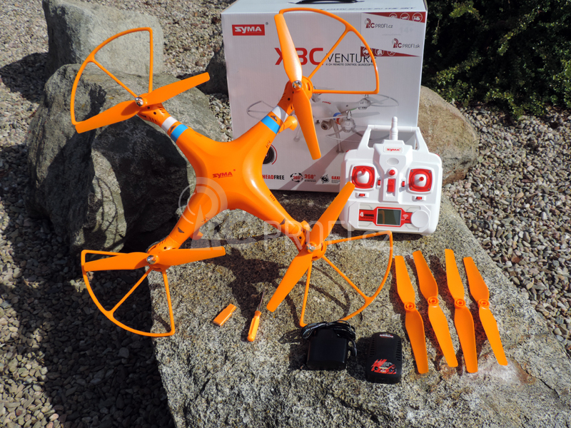 Dron Syma X8C, oranžová