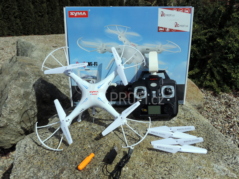 Dron Syma X5SW PRO, bílá