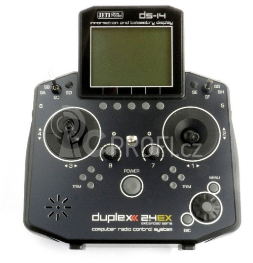 DS-14 EX, mode 1 a 3 (anglický SW)