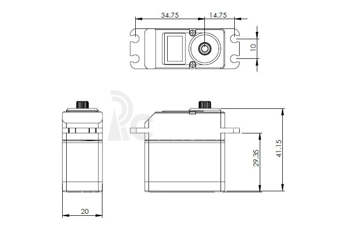 DS660A+ (0.14s/60°, 26.3kg.cm)
