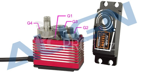 DS820 Servo Gear Set