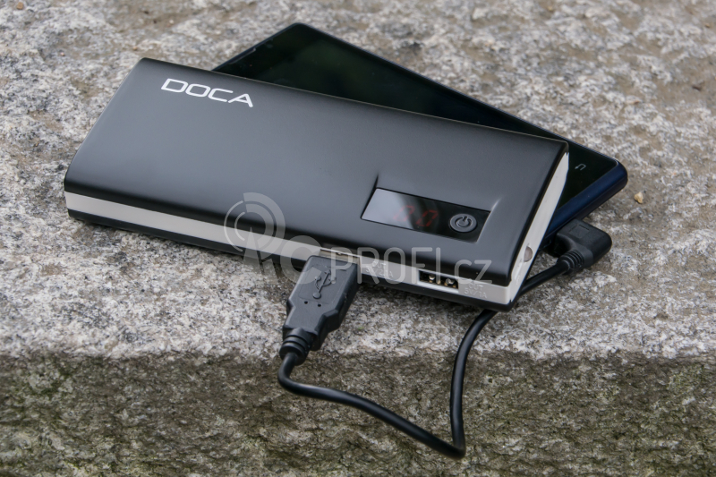 DOCA 13000 mAh, černá