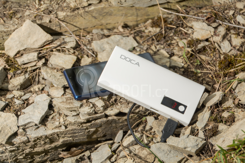 DOCA 13000 mAh, bílá