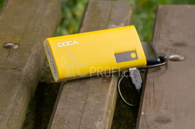 DOCA 13000 mAh, žlutá