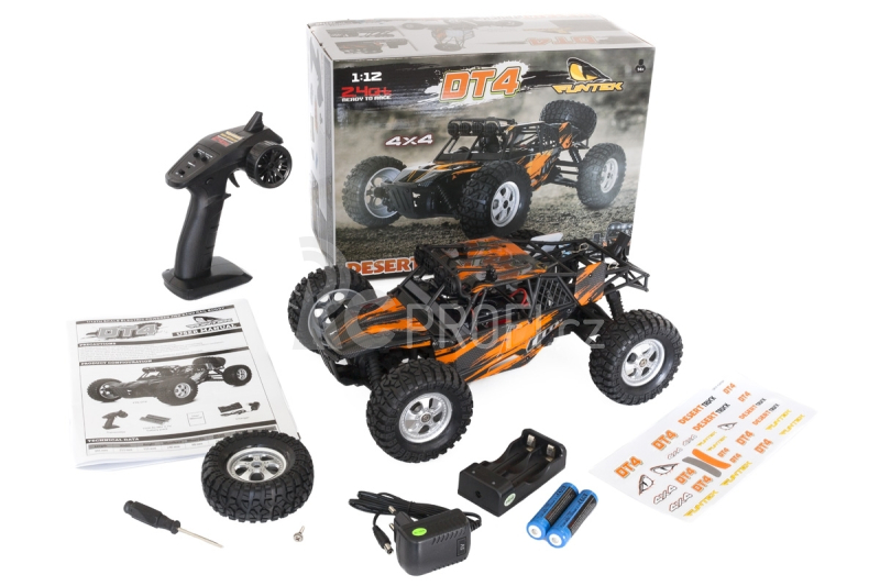 RC auto FUNTEK DT4 elektro Offroad písečná truggy