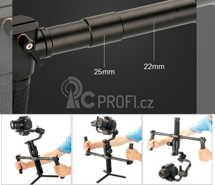 Duální duralový úchop for DJI Ronin-S/SC (Type 1)