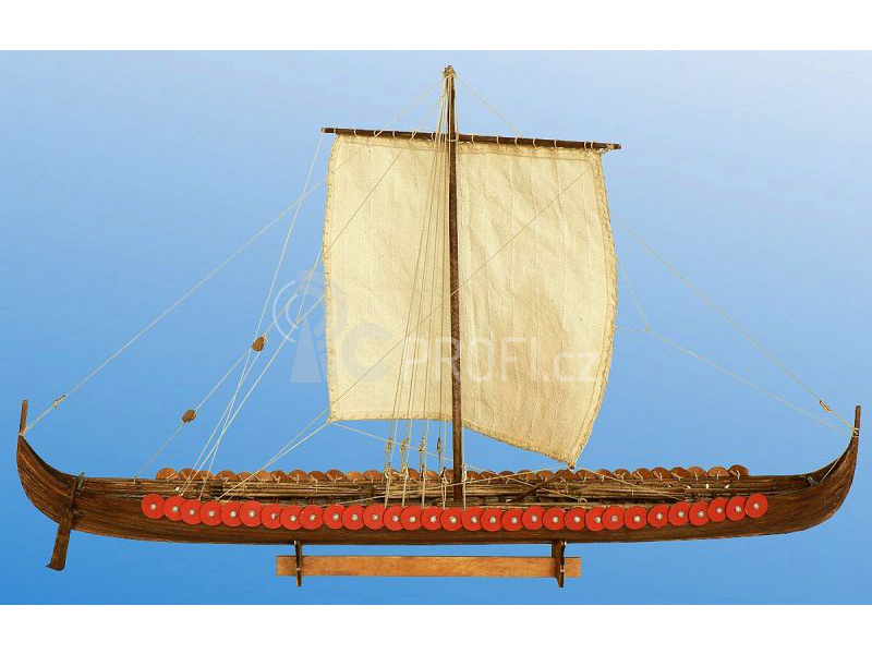 Dušek Vikingská prodloužená loď 1:72 kit
