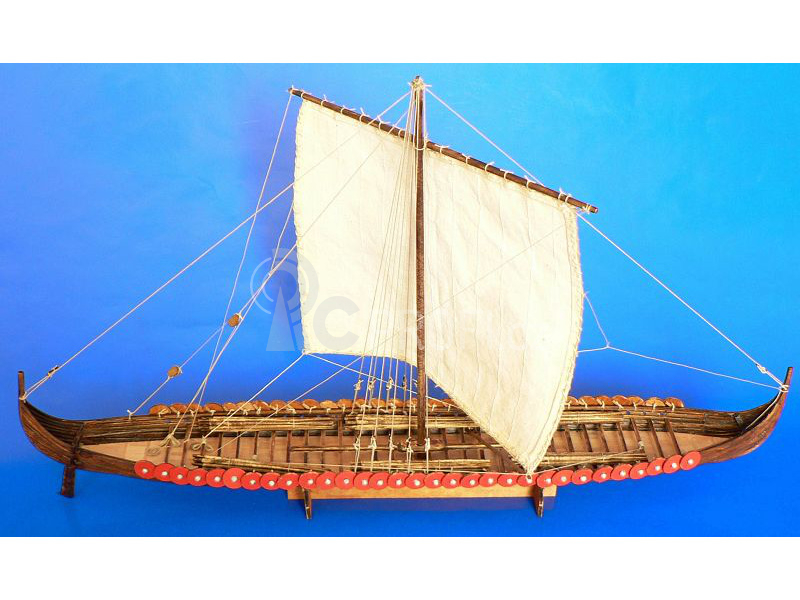 Dušek Vikingská prodloužená loď 1:72 kit
