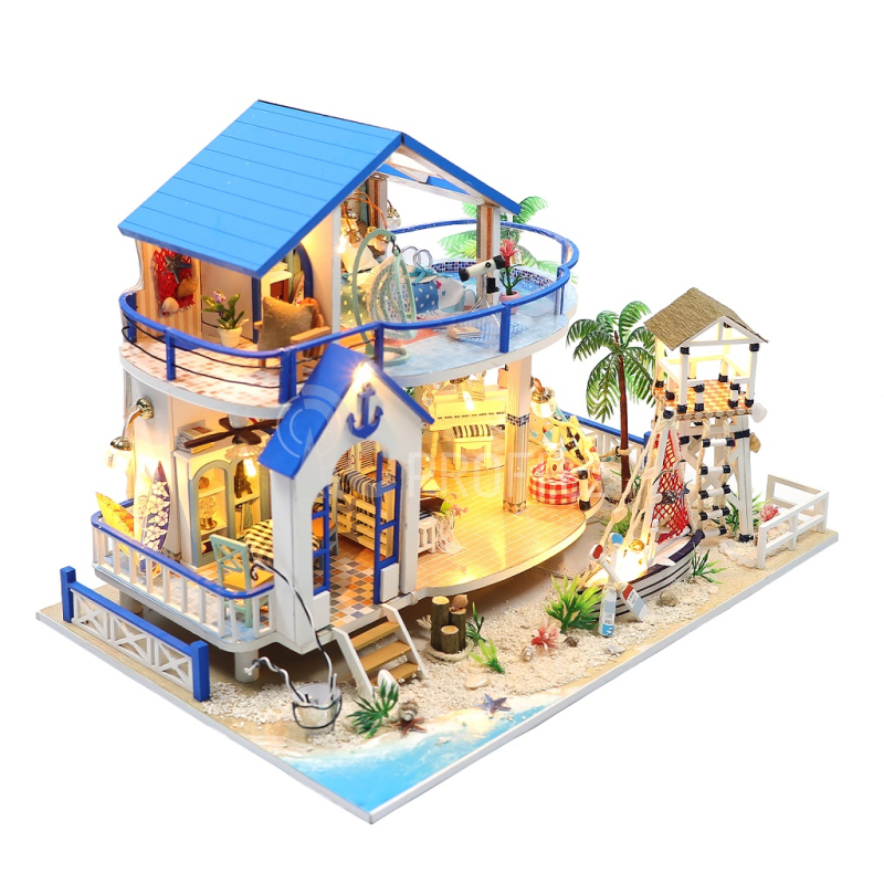Dvěděti miniatura domečku Legenda o modrém moři
