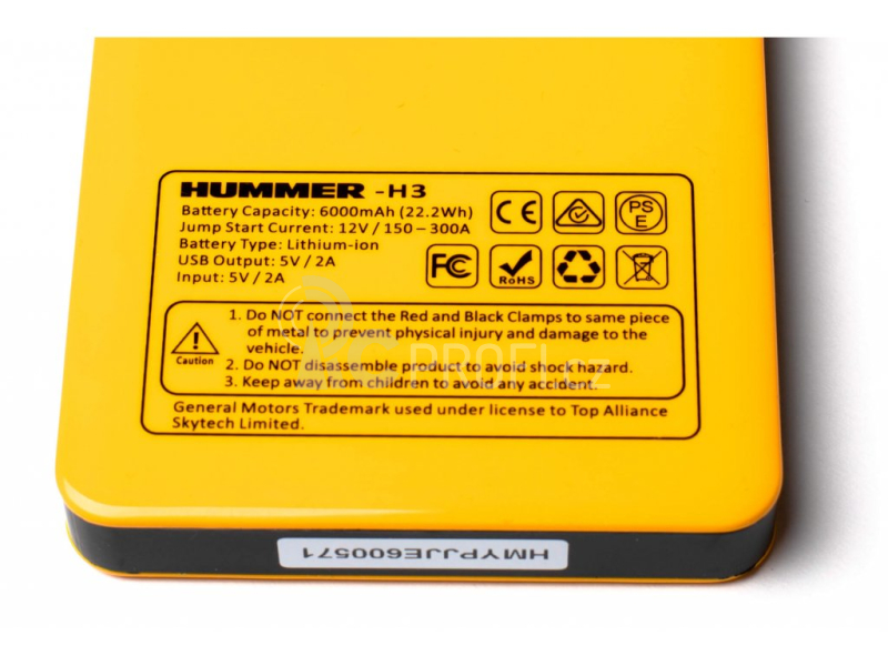 HUMMER H3 - startovací powerbanka