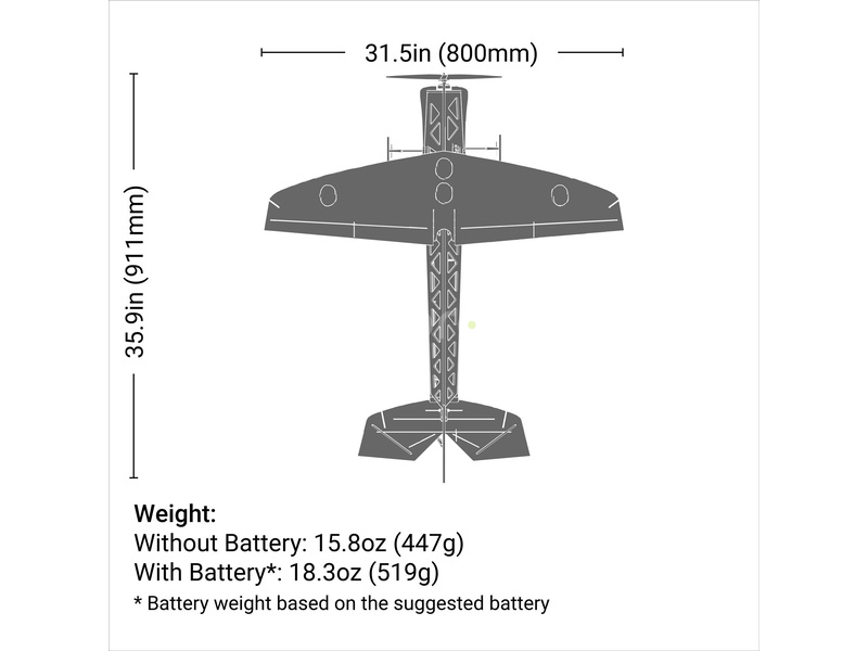 E-flite 4-Site 0.8m 3D FF PNP