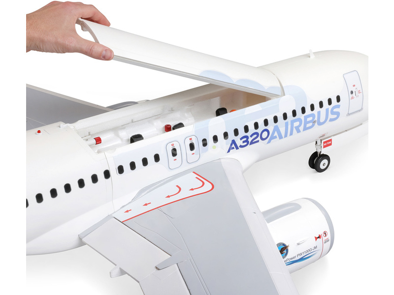 E-flite Airbus A320neo 1.5m EDF AS3X+ SAFE Select BNF Basic