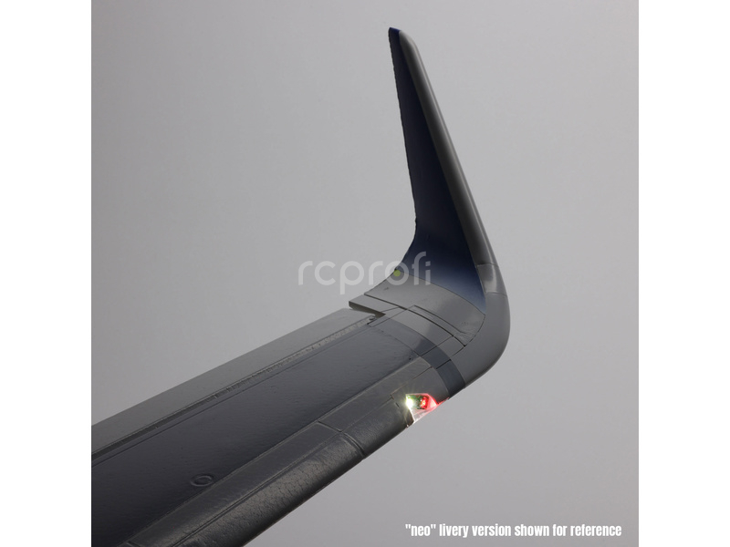 E-flite Airbus A320neo EDF AS3X+ SAFE Select BNF Basic bílý