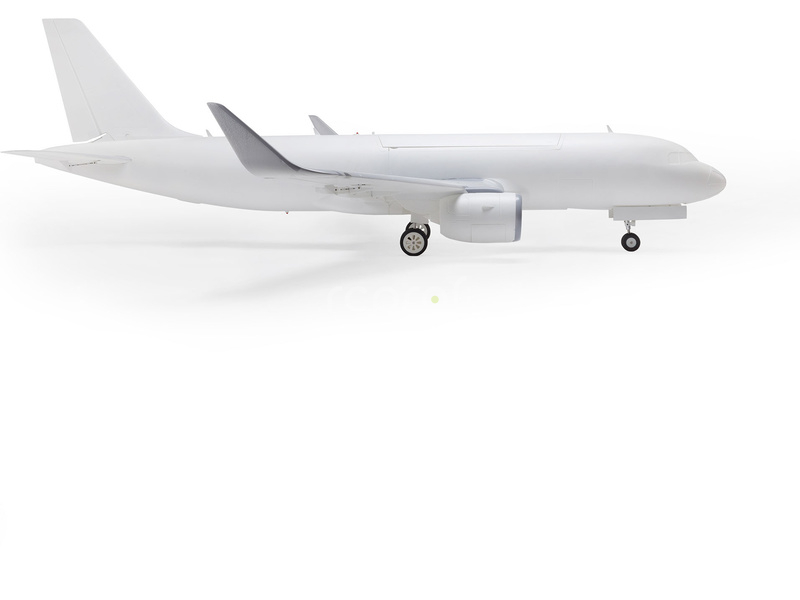 E-flite Airbus A320neo EDF AS3X+ SAFE Select BNF Basic bílý