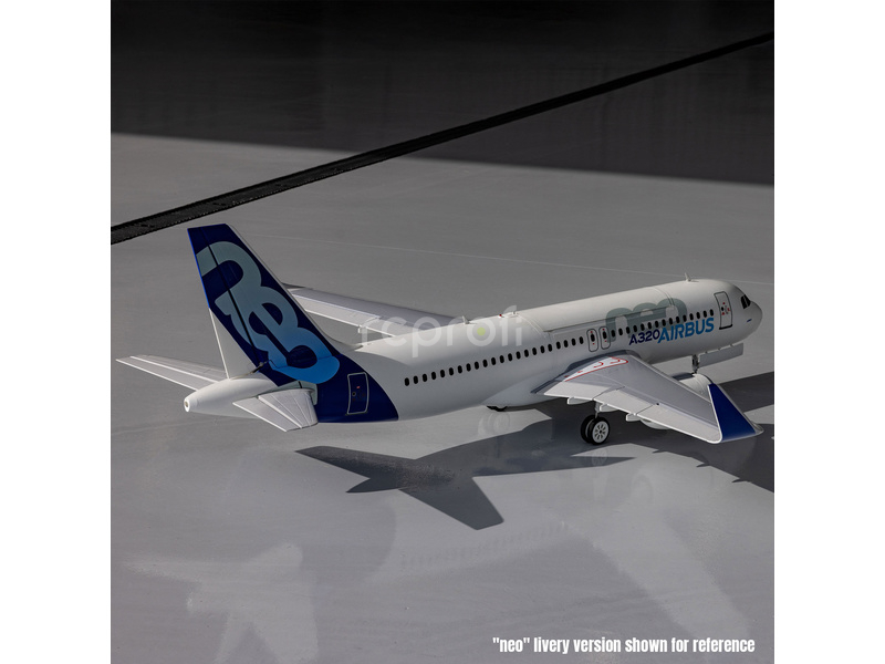 E-flite Airbus A320neo EDF AS3X+ SAFE Select BNF Basic bílý