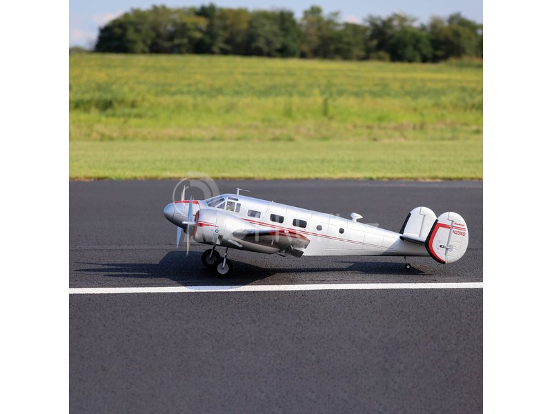 RC letadlo E-flite Beechcraft D18 1.5m BNF Basic