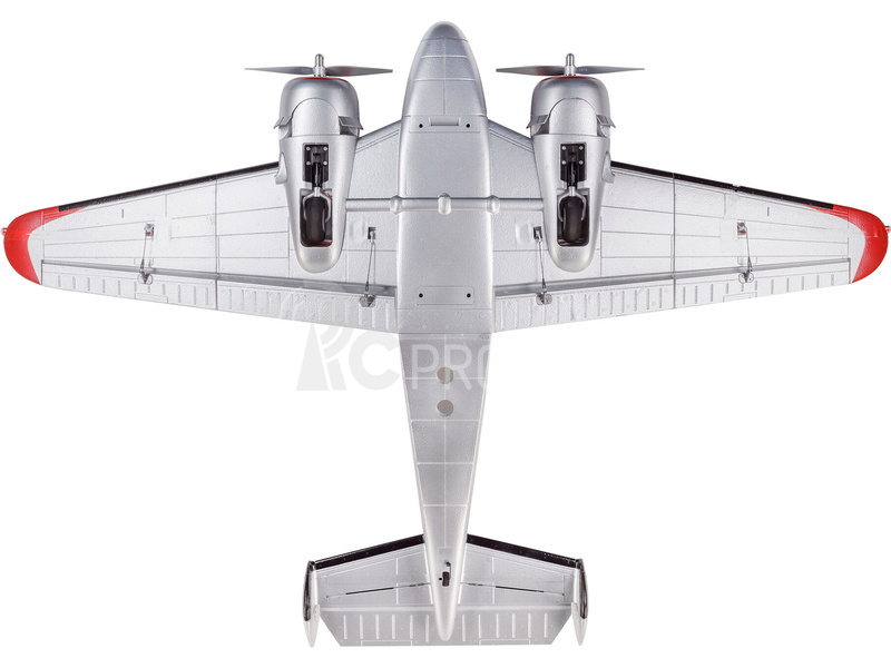 RC letadlo E-flite Beechcraft D18 1.5m BNF Basic