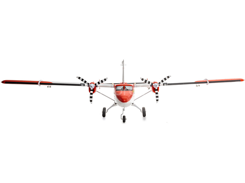 RC letadlo E-flite DHC-6 Twin Otter 1.4m AS3X+ SAFE Select BNF Basic, plováky