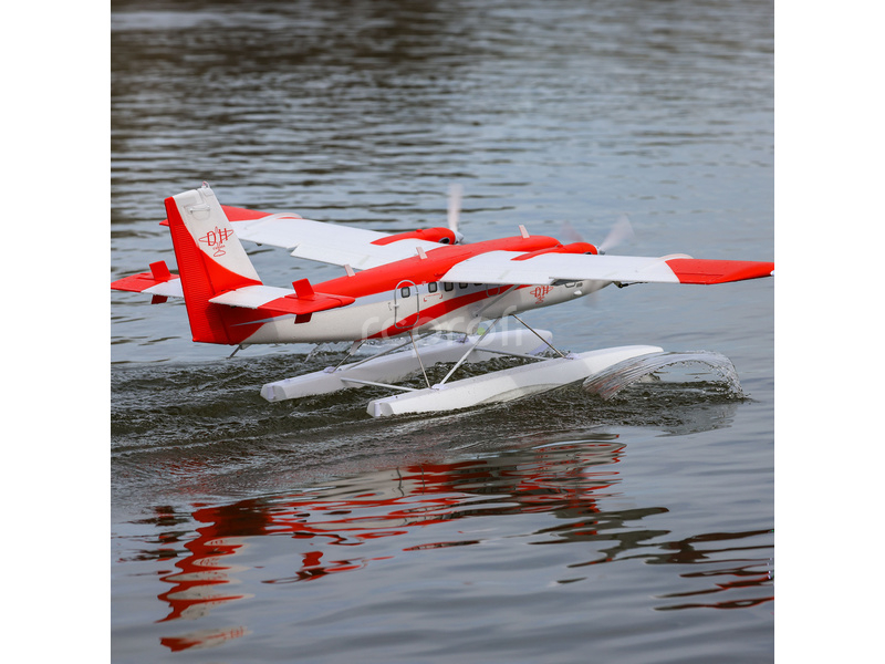 RC letadlo E-flite DHC-6 Twin Otter 1.4m AS3X+ SAFE Select BNF Basic, plováky