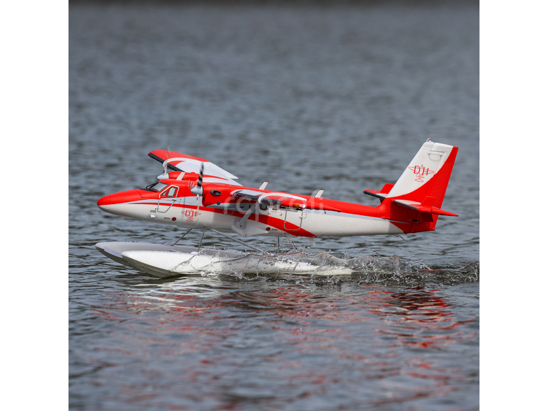 RC letadlo E-flite DHC-6 Twin Otter 1.4m AS3X+ SAFE Select BNF Basic, plováky
