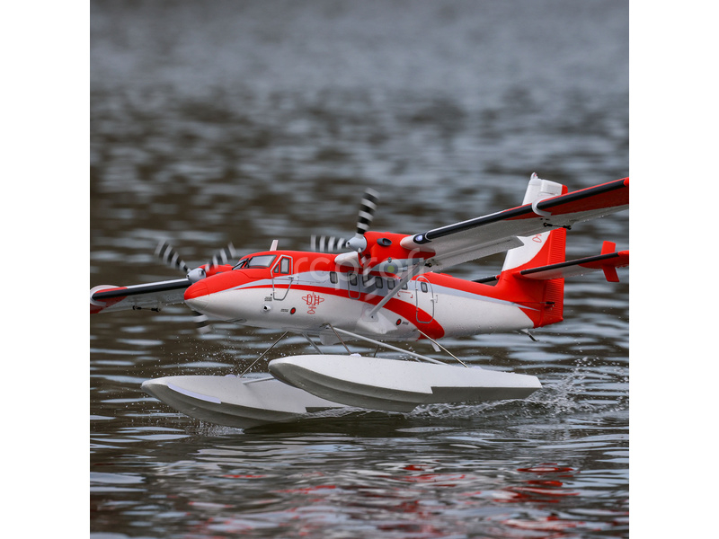 RC letadlo E-flite DHC-6 Twin Otter 1.4m AS3X+ SAFE Select BNF Basic, plováky