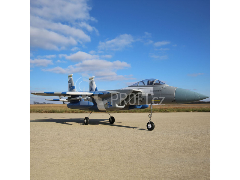 RC letadlo E-flite F-15 Eagle 0.7m SAFE Select BNF Basic
